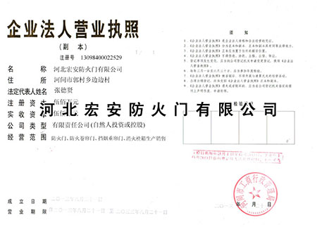 企业法人营业执照